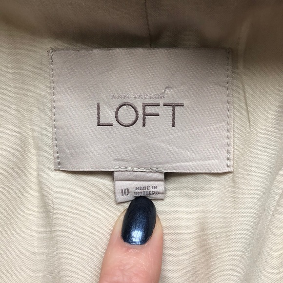 Anne Taylor LOFT Linen Collarless Jacket - Picture 7 of 14